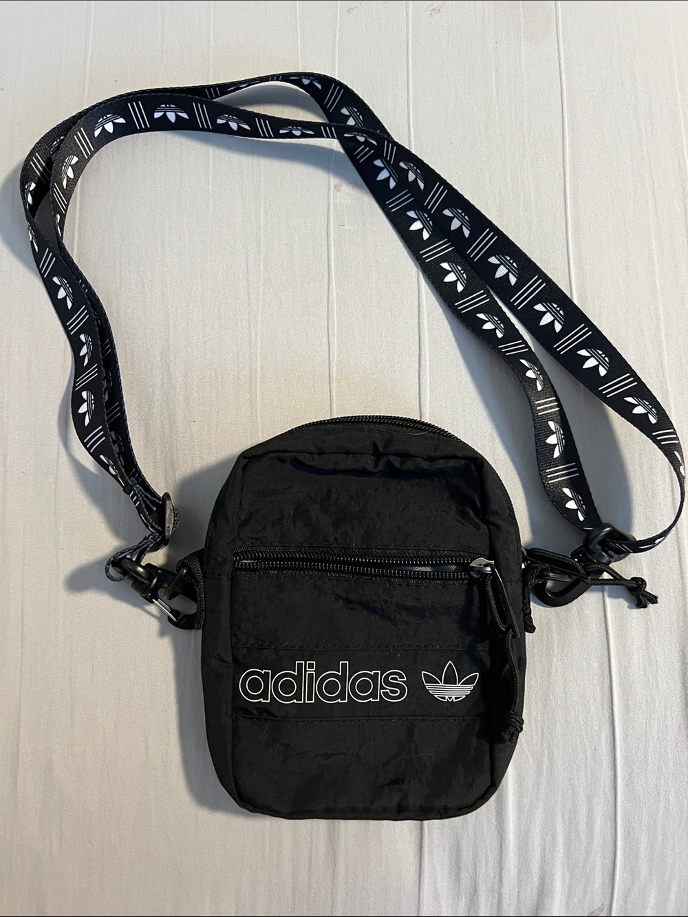Adidas Black Bag with Adjustable Shoulder Strap